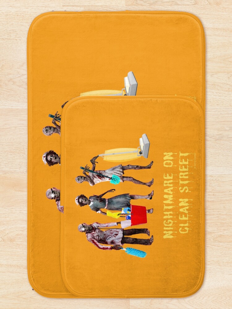 Alternate view of Nightmare on Clean Street, Housekeeping Humor, Halloween Bath Mat