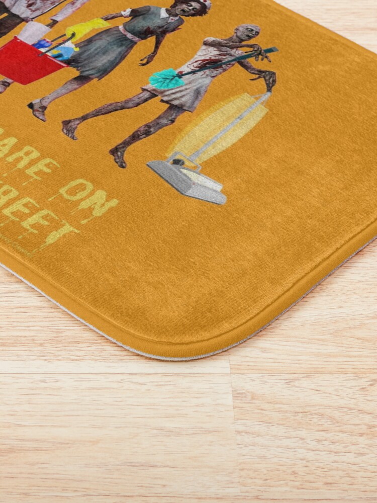 Alternate view of Nightmare on Clean Street, Housekeeping Humor, Halloween Bath Mat