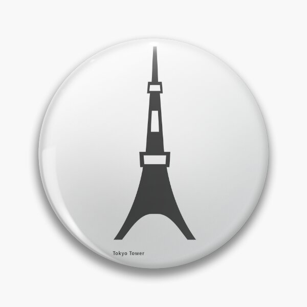 Item preview, Tokyo Tower Landmark Icon designed and sold by AnsgarVollmer.