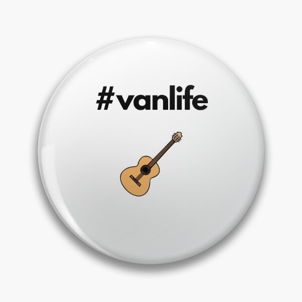 Item preview, Vanlife guitar Roadtrip Van Travel Adventure Holiday Simple designed and sold by MerlinTea.