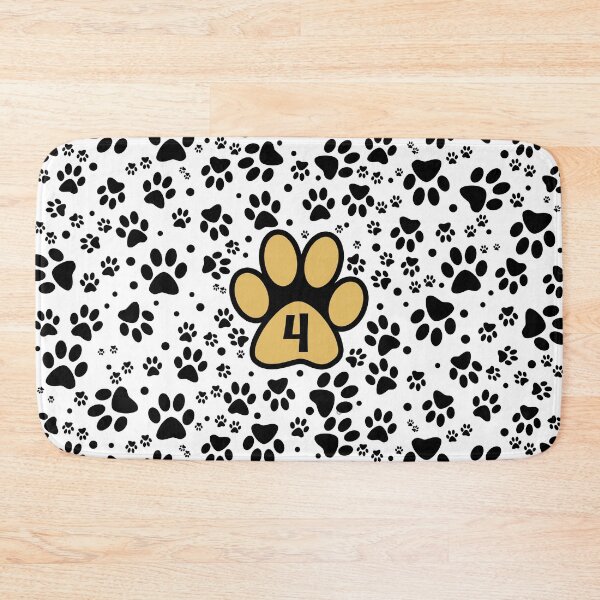 Item preview, Cats paws number four - numbers designed and sold by MadandMean.