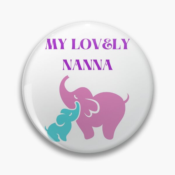 Item preview, My Lovely Nanna, Cute Elephant Design designed and sold by WearItOwnIt.