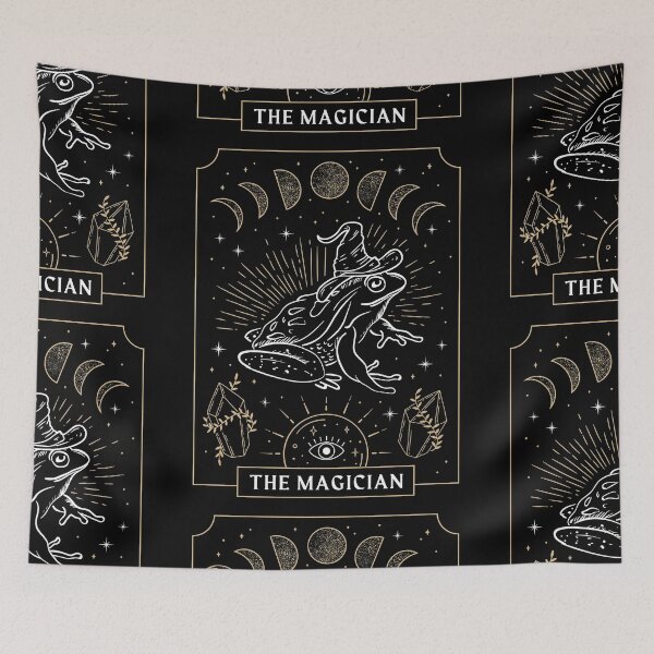 Item preview, Mystical Frog Wizard: Dark Academia Aesthetic with Cottagecore Magician Tarot, Gremlincore Grunge and Fairycore Elements, Perfect for Magical Fantasy Goth and Witchy Gothic designed and sold by MinistryOfFrogs.