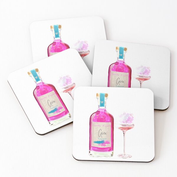 Item preview, Candy Floss Gin liqueur  designed and sold by Leatextileart.