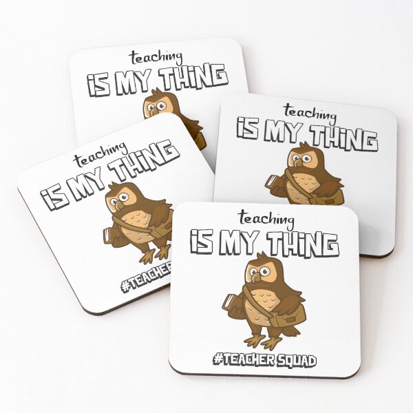Item preview, Teaching is my thing teacher squad designed and sold by ProMySign.