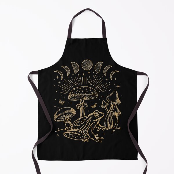 Item preview, Dark Academia Frog Under Mushroom: Cottagecore Aesthetic with Goth Mystique, Edgy Fairygrunge Theme, Forest Psychedelic Nature and Witchy designed and sold by MinistryOfFrogs.