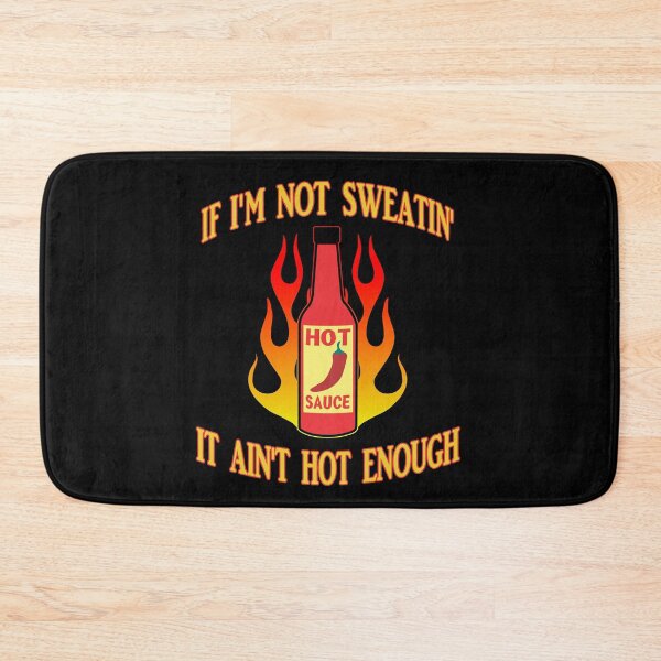 Item preview, funny hot sauce - if i'm not sweatin' it ain't hot enough designed and sold by baingraphics.