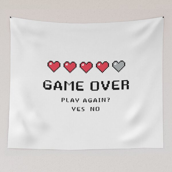 Item preview, Game Over Play Again? designed and sold by Alexander Wingate.