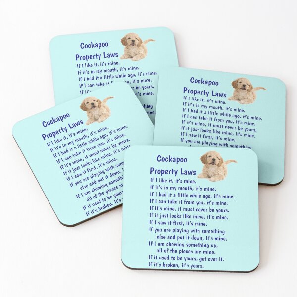 Item preview, Cockapoo - property laws  designed and sold by thepetcellar.