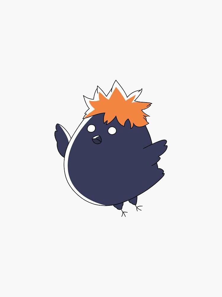 Cute Haikyuu Hinata Crow Sticker By Lindsayn3 Redbubble 4752