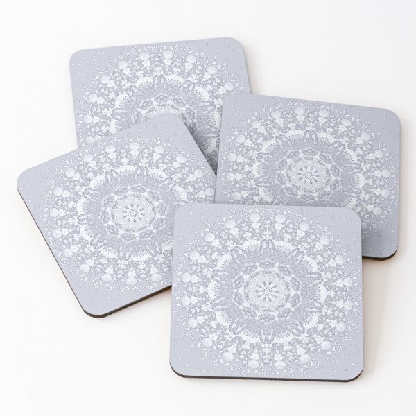 Item preview, Birds and Hearts Mandala - Shy Blue designed and sold by Natalie Viola .