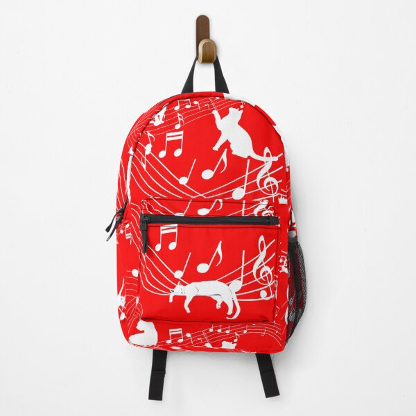 Item preview, Cats and music for cats lovers red designed and sold by Zukhra79.