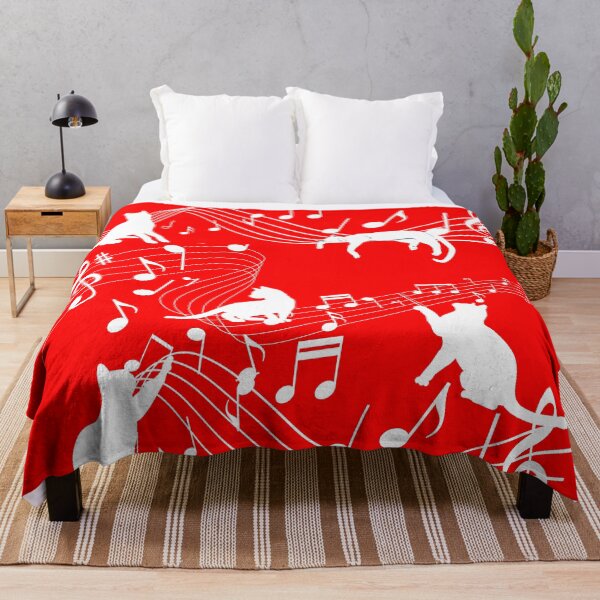 Item preview, Cats and music for cats lovers red designed and sold by Zukhra79.