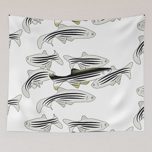 Item preview, ZebraFish Monochrome designed and sold by ikanaaga.