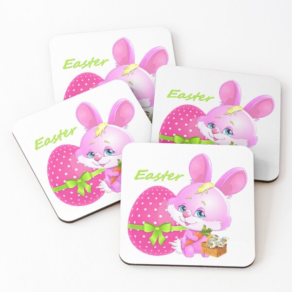 Item preview, Baby Easter Bunny With Egg Carrot And Basket With Flowers designed and sold by TrendySpace.