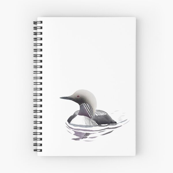 Item preview, Swimming Adult breeding plumage Pacific Loon designed and sold by AndrasVasasArt.
