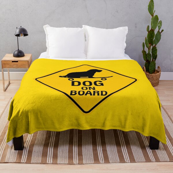 Item preview, Dog On Board - Skater Dog Sign designed and sold by LongTunnel.