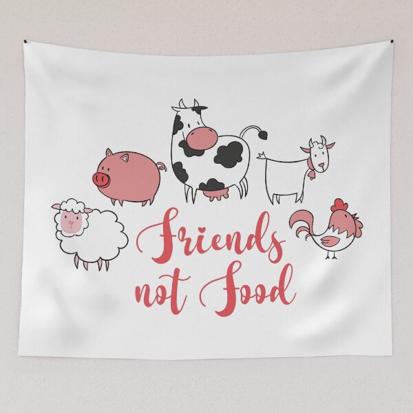 Item preview, Friends not Food Vegan Life designed and sold by ReignGFX.