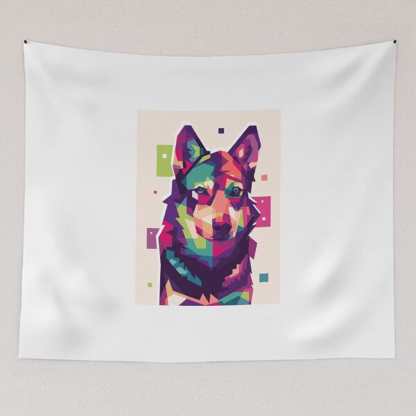 Item preview, Northern Inuit Dog Popart designed and sold by Bee Rose.