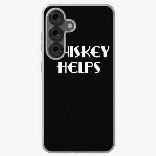 Item preview, Whiskey Helps Funny Whiskey Lover designed and sold by pearlindustries.