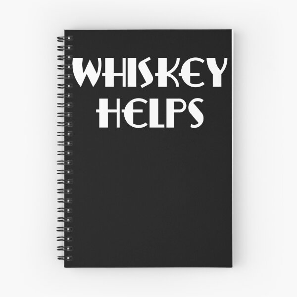 Item preview, Whiskey Helps Funny Whiskey Lover designed and sold by pearlindustries.