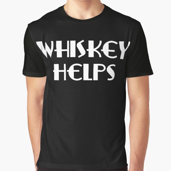 Item preview, Whiskey Helps Funny Whiskey Lover designed and sold by pearlindustries.