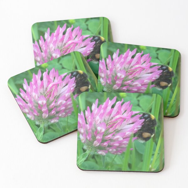Item preview, Busy Bumble Bee on a Four Leaf Lucky Clover designed and sold by Bucklandcrafts.
