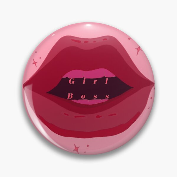Item preview, Girl Boss Lips designed and sold by buzzcutart.