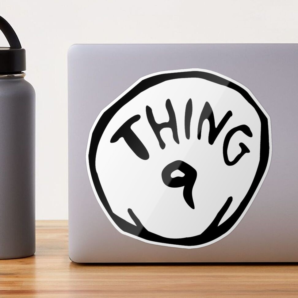 Thing 1 And 2 Stickers for Sale, Free US Shipping
