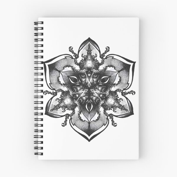 Item preview, INSAMNIA's Owl and Beetle mandala designed and sold by Insamnia.