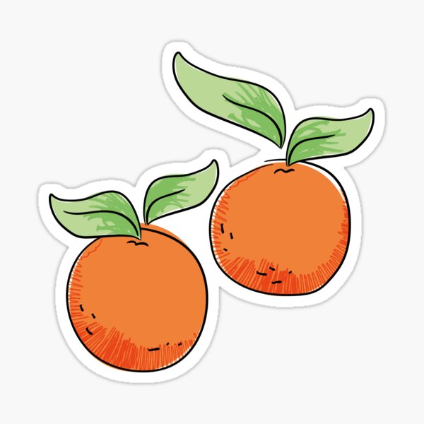 Orange Tangerines Sticker