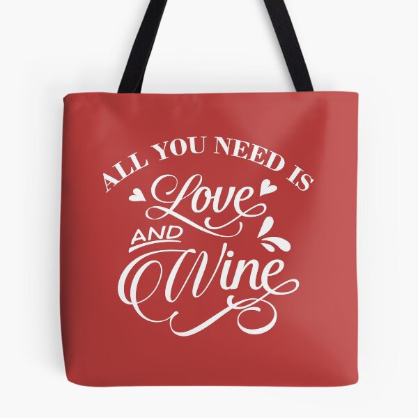 Item preview, All You Need is Love and Wine designed and sold by Art by Jess.