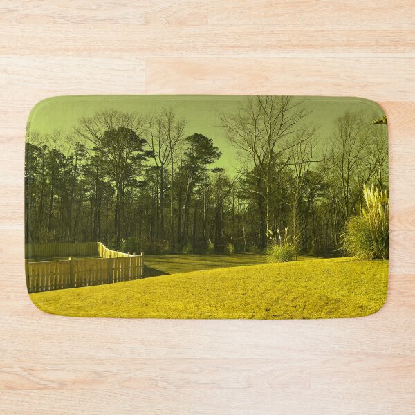 Item preview, Beautiful Smokey Sky Tall Woodland Trees Sunburnt  Golden Grass Landscape Shrub Plants designed and sold by NadeenInspires.