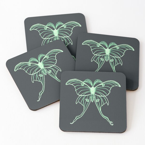 Item preview, Glowing Luna Moth designed and sold by The White Bat.