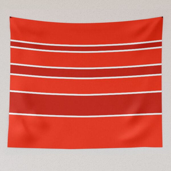 Item preview, Wales Retro 1984 Red White Hoops designed and sold by Sporting Colour.