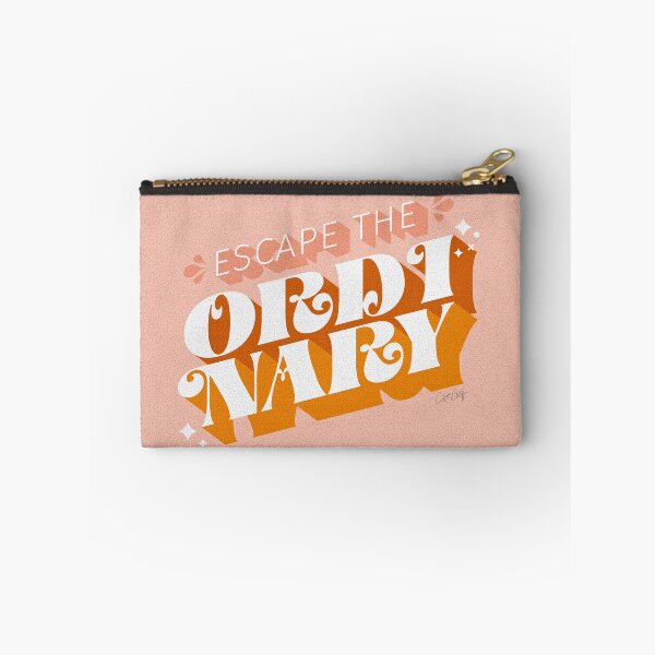 Item preview, Escape the Ordinary – Blush & Tangerine designed and sold by Cat Coquillette.