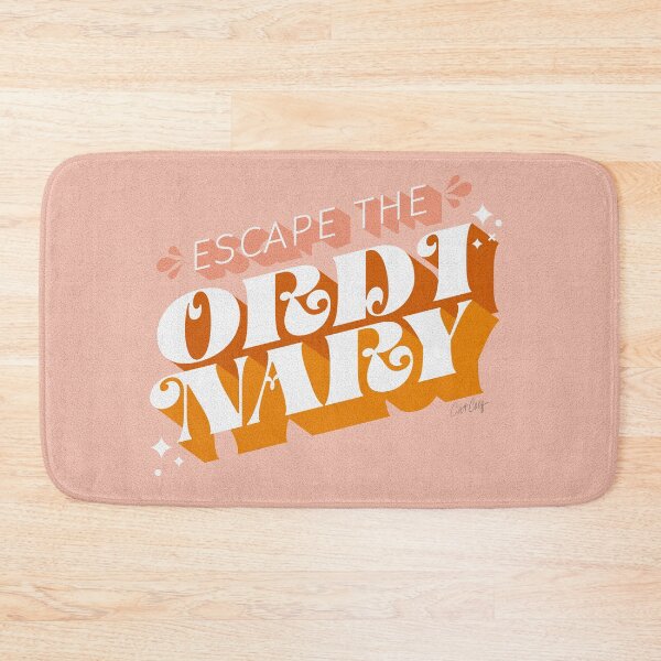 Item preview, Escape the Ordinary – Blush & Tangerine designed and sold by Cat Coquillette.