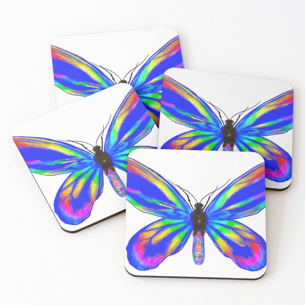 Item preview, Beautiful rainbow butterfly painting.  designed and sold by Apostrophe8.
