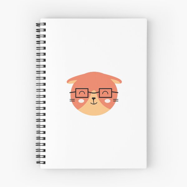 Item preview, Cat with Square Glasses designed and sold by Mimi  + Kate.