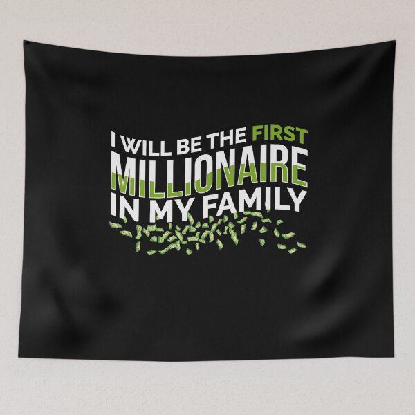 Item preview, First Millionaire Trader Money Chart designed and sold by MooonTees.