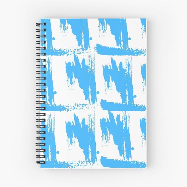 Item preview, Abstract Watercolor Brushstroke Pattern Light Blue White designed and sold by Cultradesign.