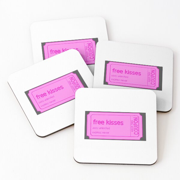 Item preview, Free kisses coupon designed and sold by Mangotangoo24.