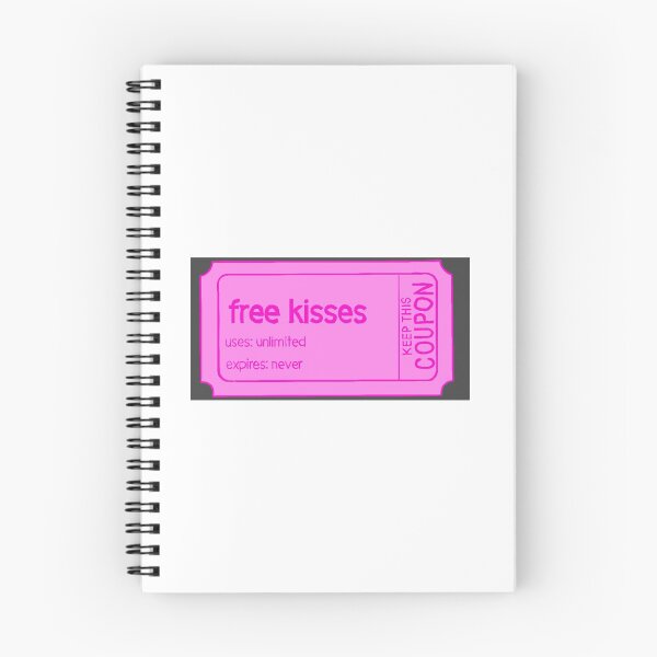 Item preview, Free kisses coupon designed and sold by Mangotangoo24.