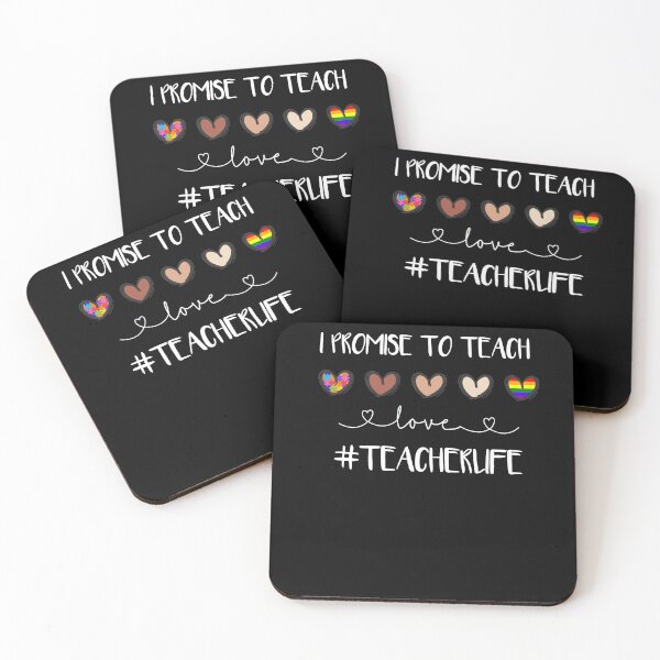 Item preview, I Promise To Teach Love Teacher Life Heart T-Shirt ,Cute Quotes T-Shirt,father’s day gift, Saint Patrick's Day,gift for all designed and sold by delkh07.