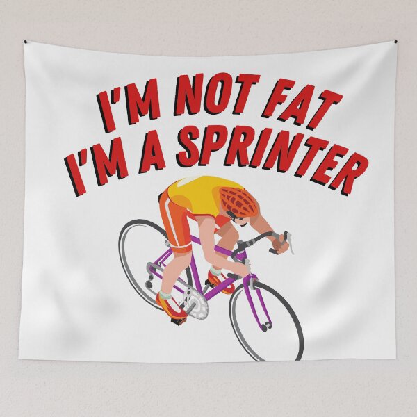 Item preview, I'm not fat, I'm a sprinter designed and sold by thelastavo.