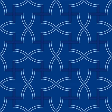 Artwork thumbnail, Geometric Islamic Seamless Pattern by NeteDesign