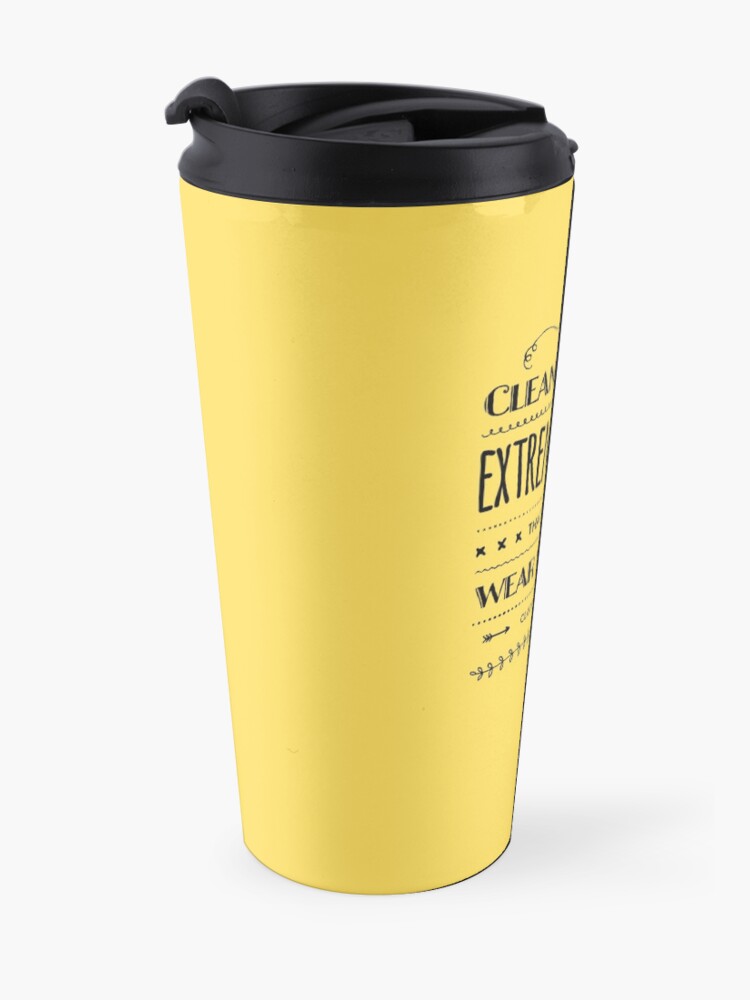 Alternate view of Cleaning is an Extreme Sport Fun Workout Housekeeping Humor Travel Mug