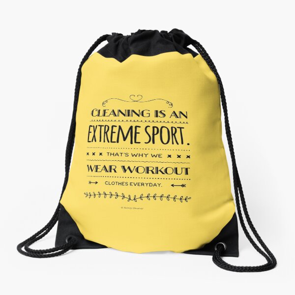 Item preview, Cleaning is an Extreme Sport Fun Workout Housekeeping Humor designed and sold by SavvyCleaner.