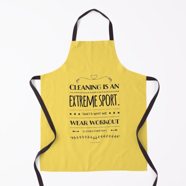 Item preview, Cleaning is an Extreme Sport Fun Workout Housekeeping Humor designed and sold by SavvyCleaner.