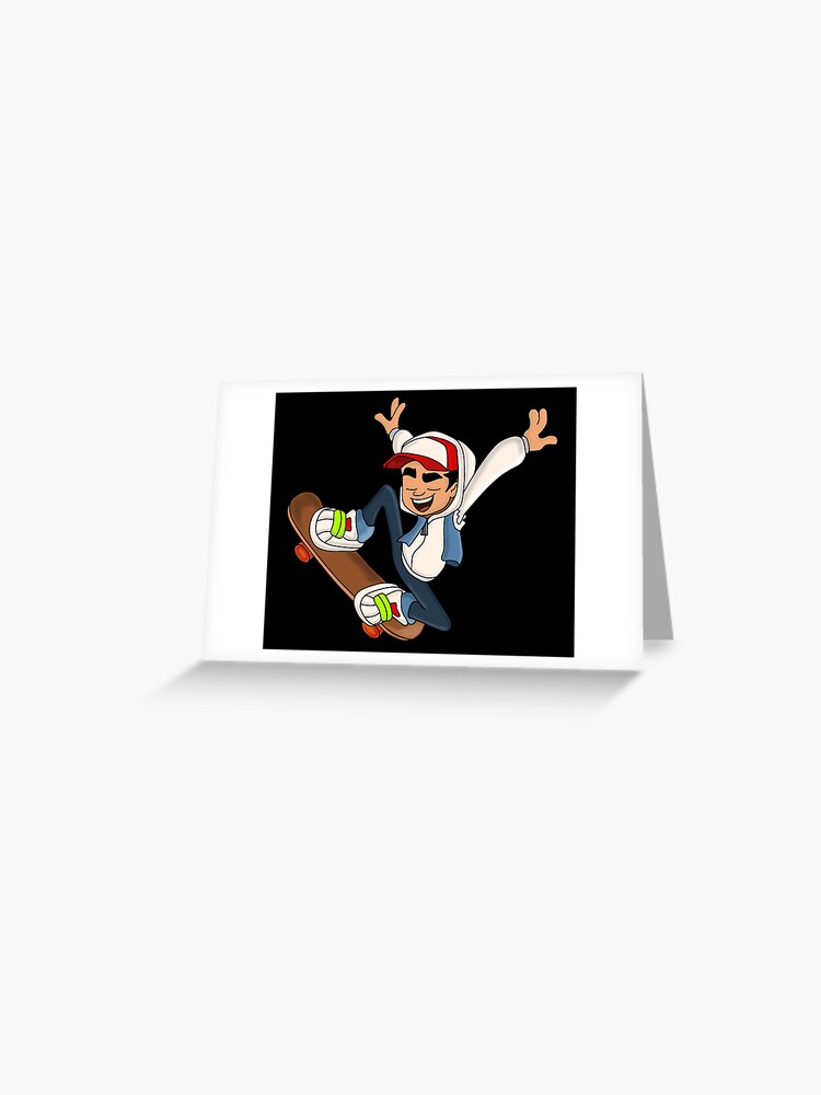 Subway Surfers Jake Collage | Greeting Card